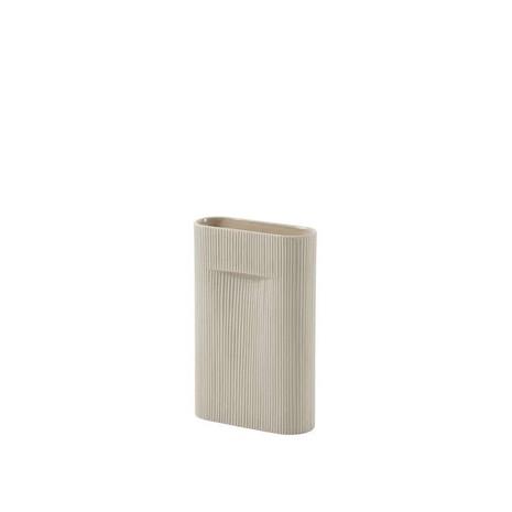 Muuto Ridge maljakko, 35 cm, beige