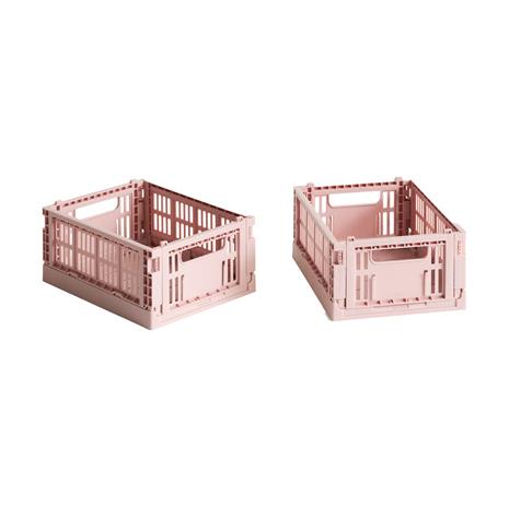 HAY - Set of 2 Colour Crate Mini - Blush