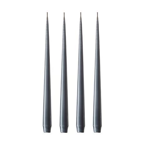ester & erik Taper Candles Lacquer 32 cm 4-pack, Dark Grey