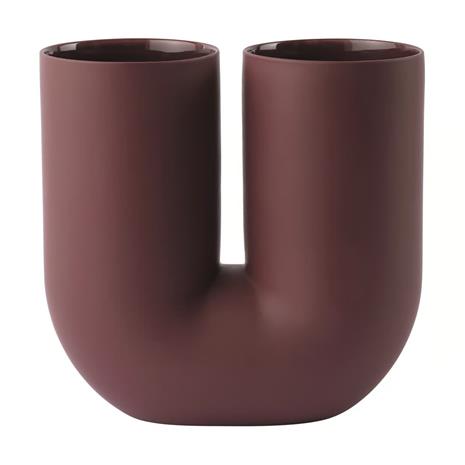 Muuto - Kink Vase H26,3 Deep Punainen
