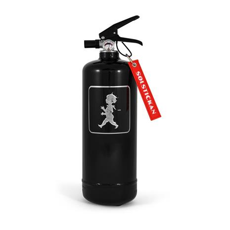 Solstickan Design Solstickan palosammutin 2 kg Musta-hopea