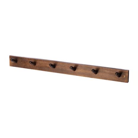 ERNST Hook Rail 6 Knobs, Brown