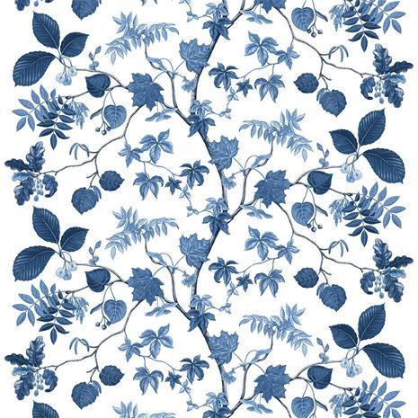 Arvidssons Textil Liv kangas Sininen