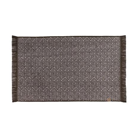 Mette Ditmer - MOROCCO bath mat - Chocolate / Off-white