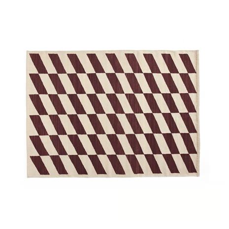 HAY Shift Kelim matto 140x200 cm Burgundy