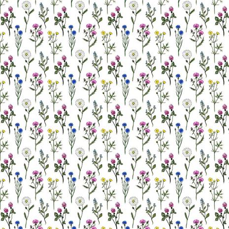 Arvidssons Textil Midsommar kangas Multi