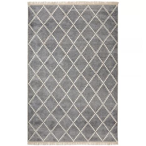 Chhatwal & Jonsson Kochi Rug 230x320 cm, Grey/White