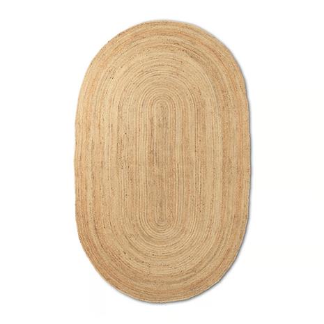 Ferm Living Eternal juuttimatto ovaali small Natural