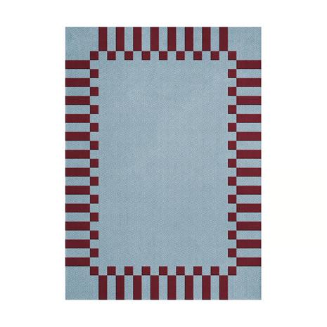 Layered Teklan frame villamatto Mulberry sky, 180x270 cm