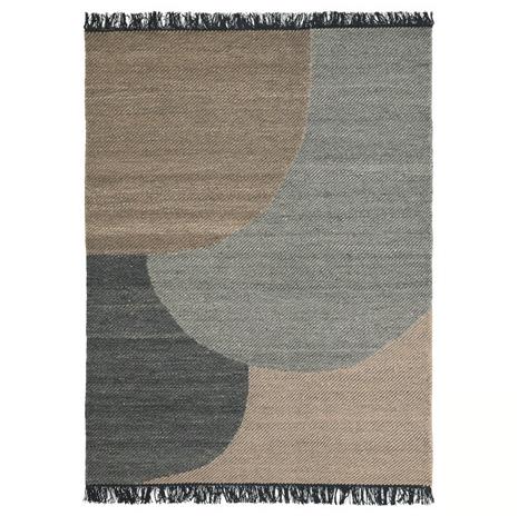 Linie Design Eik villamatto 140x200 cm Charcoal
