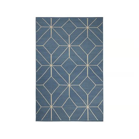 Chhatwal & Jonsson Ayur matto Heaven blue/offwhite, 180 x 270 cm