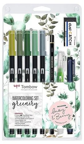 Tombow Water brush (empty) medium brush tip blister