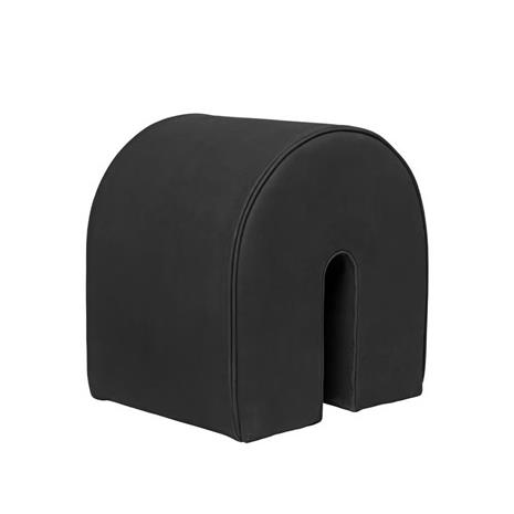 Kristina Dam Studio Curved istuinrahi Nahka black