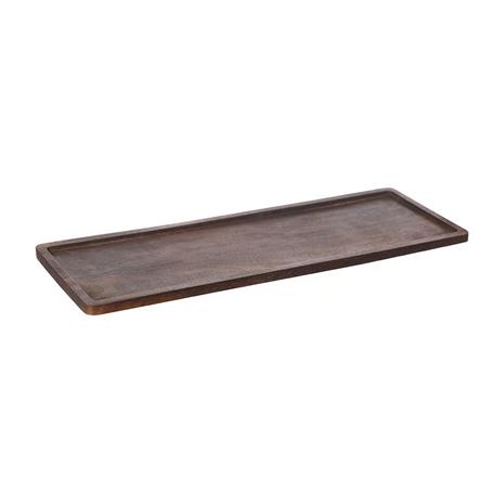 ERNST Tray Rectangular Dark Brown, 45x15 cm