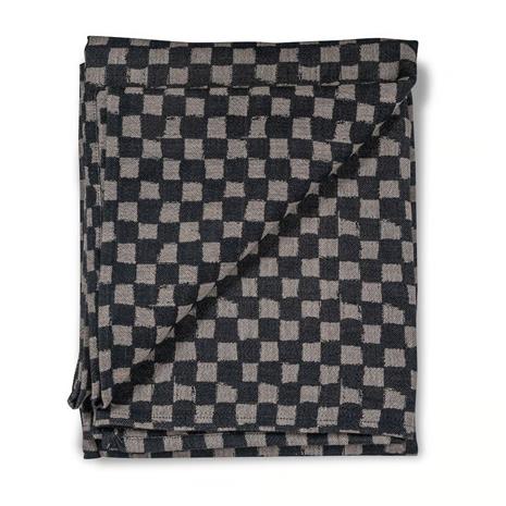 ByON Checki Table Cloth Cotton 140x250 cm, Black