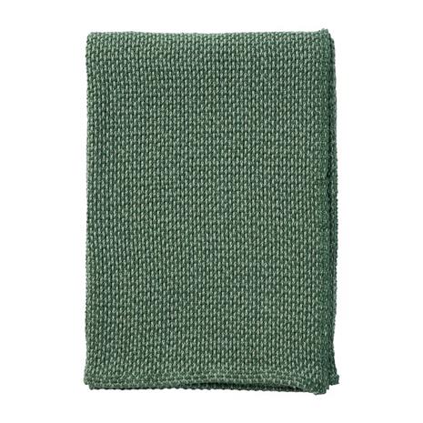 Klippan Yllefabrik Basket Plaid 130x180 cm, Green
