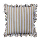 Broste Copenhagen Ina tyynynpäällinen Dusty blue-brown levä, 50x50 cm