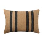 Broste Copenhagen Sigrun tyynynpäällinen Ruskea kelppi-black, 40x60 cm