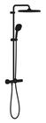Grohe Vitalio Comfort 250 268312431 Sadesuihkusetti musta, DR-messinkiseos