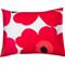 Marimekko Unikko Tyynynpäällinen 60x63 Cm Punainen / - Tyynyliinat Puuvilla Valkoinen - 074205-001 – kuva 1