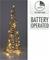Kultainen LED-kartio 40 cm – kuva 1