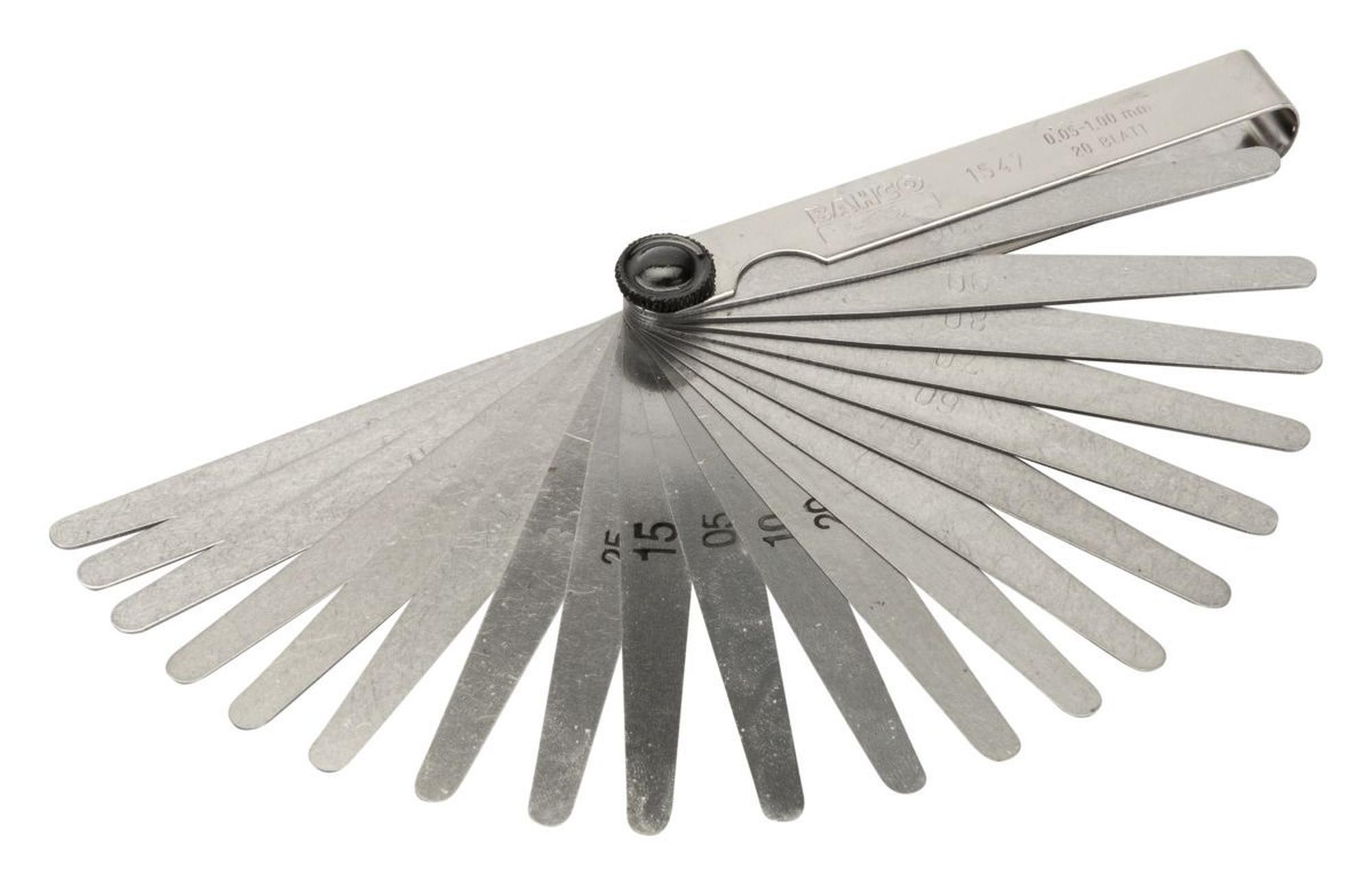 Rakotulkki Bahco 1547; 0,05-1 mm; 20 kpl.
