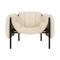 Hem Puffy lounge-nojatuoli Eggshell-black grey – kuva 1