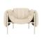 Hem Puffy lounge-nojatuoli Eggshell-cream – kuva 1