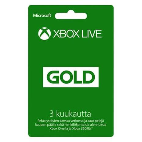 Xbox Live Gold 3 kk