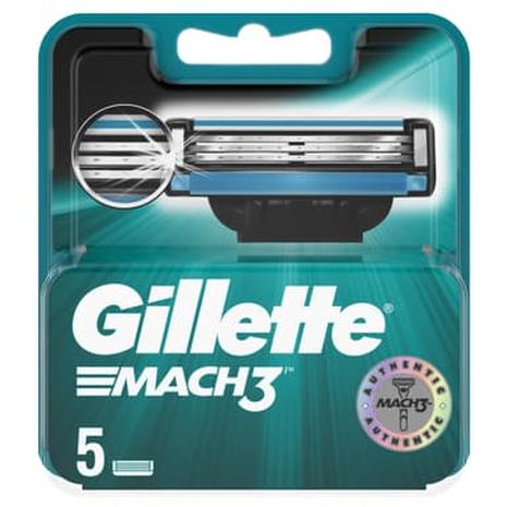 Gillette Mach3, vaihtoterät 5 kpl – kuva 6/8