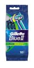 Gillette Blue II Plus Slalom, partahöylät 10 kpl