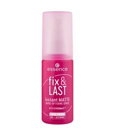 essence fix & LAST instant MATTE Meikinkiinnityssuihke 50 ml Transparent