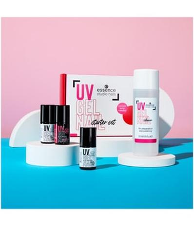 essence studio nails UV GEL NAIL Starter Set Kynsilakkasetti 1 kpl Nr. 01 - Red
