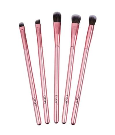 GLOV Eye Make-up Brushes Pink Sivellinsetti 1 kpl