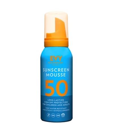 EVY Technology Sunscreen Mousse SPF 50 Face and Body Aurinkovoide 100 ml