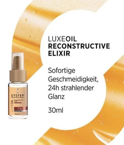 System Professional LipidCode LuxeOil Reconstructive Elixir Hiusöljy 30 ml