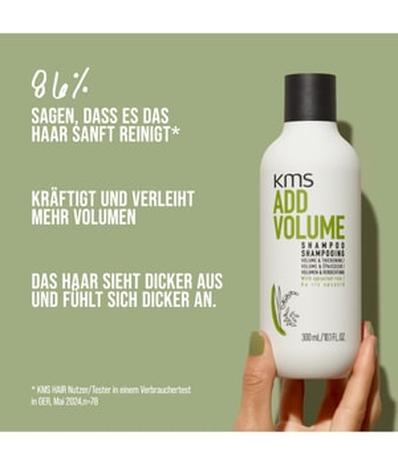 KMS ADDVOLUME Volume & Thickening Shampoo 300 ml