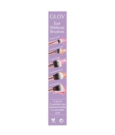 GLOV Eye Make-up Brushes Pink Sivellinsetti 1 kpl