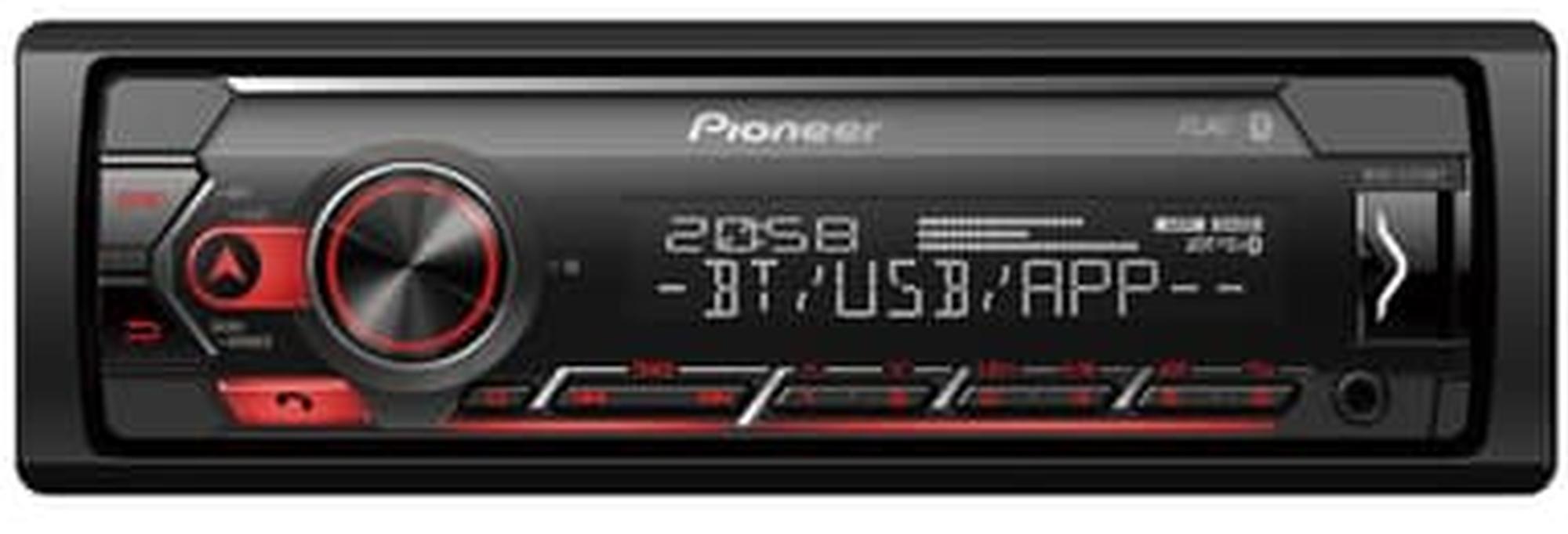 Pioneer MVH-S420BT - Bil - digitaalinen modtager - korvakäytävään asennettava - Single-DIN - 50 wattia x 4 kappaletta