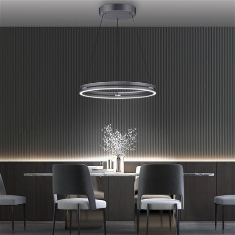 PURE E-Loop -LED-riippuvalaisin, CCT, harmaa