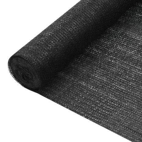 vidaXL Näkösuoja musta 1,8x25 m HDPE 75 g/m²
