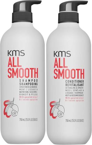 KMS AllSmooth START Bundle Shampoo 750 ml & Conditioner 750 ml – kuva 1/1