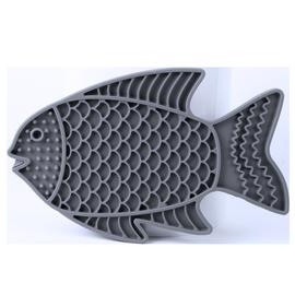 Pritax Nuoleskelumatto Kala, 22x13cm, Harmaa