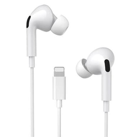 Nappikuulokkeet mikrofonilla (Apple Lightning)