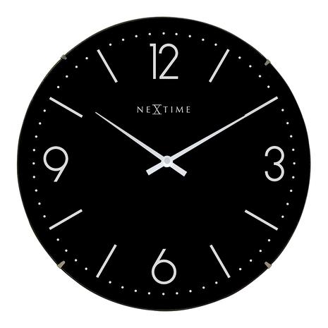 NeXtime Basic Dome Seinäkello, Musta