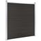 vidaXL Aitapaneeli WPC 180x186 cm musta – kuva 8