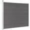 vidaXL Aitapaneeli WPC 175x146 cm harmaa – kuva 7