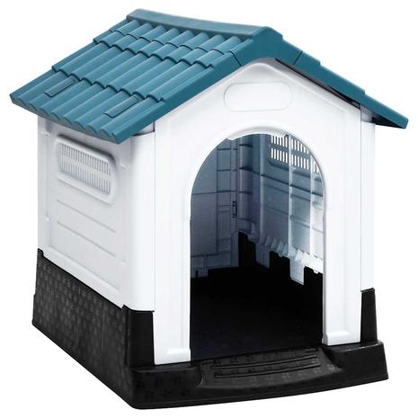 vidaXL Koirankoppi sininen 57x68x66 cm polypropeeni