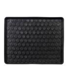 Tica Copenhagen Dot Kenkähylly 48x38cm - Kynnysmatot Kumi Musta - 00531
