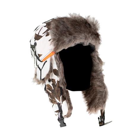 SnowFox Thermo Plus Kääntöhattu White Camo/Oranssi